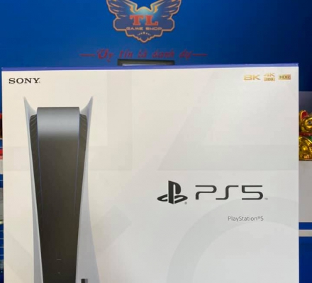 Đập hộp máy Playstation 5 (PS5) đầu tiên tại shop Gameshoptl