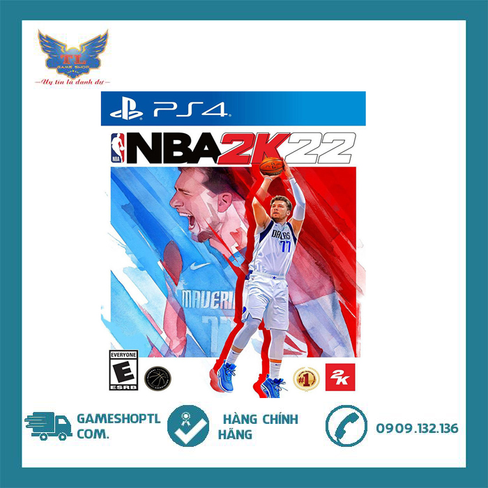 Đĩa Game NBA 2K22 Cho Máy Playstation 4