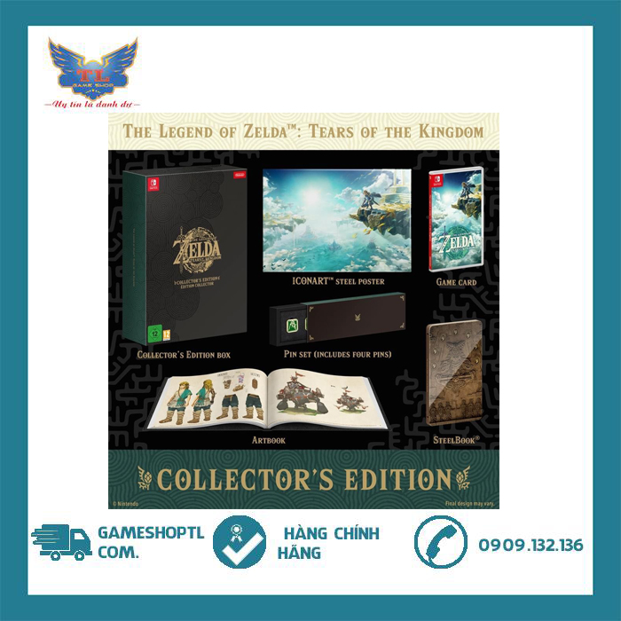 Game The Legend of Zelda: Tears of The Kingdom Collector s Edition - Nintendo Switch