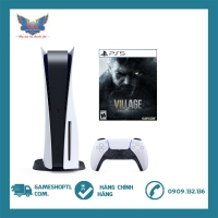 May game PlayStation 5 cùng game RE Village