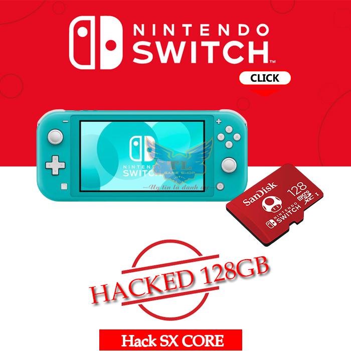 MÁY GAME NINTENDO SWITCH LITE - HACK + THẺ NHỚ 128GB-Hack Chip HFWFLY V6 
