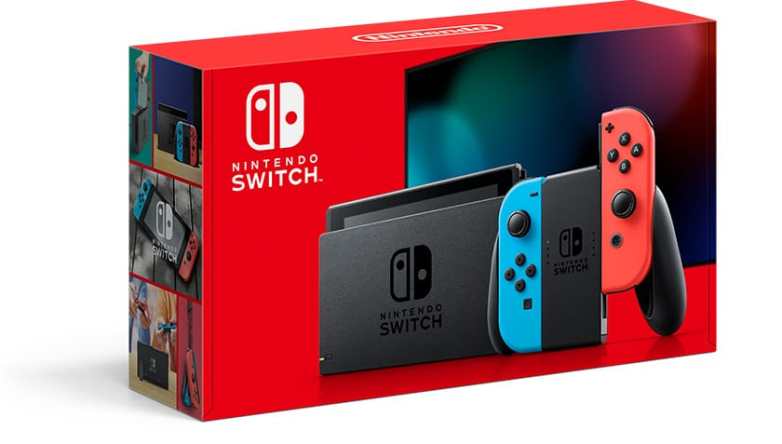 Máy Game Nintendo Switch Với Neon Blue Và Red Joy‑Con - Hack SX CORE
