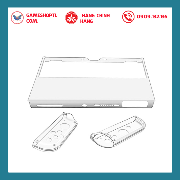 Ốp Lưng Trong Suốt  Bảo Vệ Cho Máy Nintendo Switch Oled