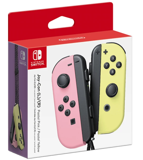 Tay Cầm Joy-Cons Nintendo Switch - Pastel Pink / Pastel Yellow