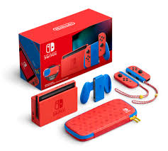 Máy Chơi Game Nintendo Switch Mario Red & Blue Edition