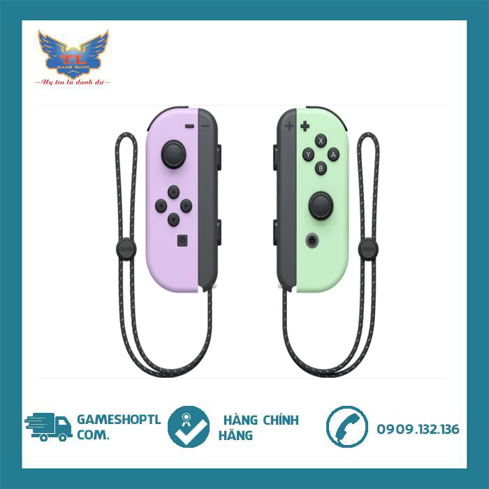 Tay Cầm Joy-Cons Nintendo Switch - Pastel Purple / Pastel Green